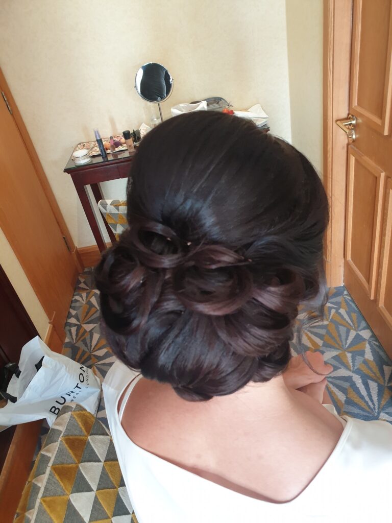 Maid of Honour Hair Styling